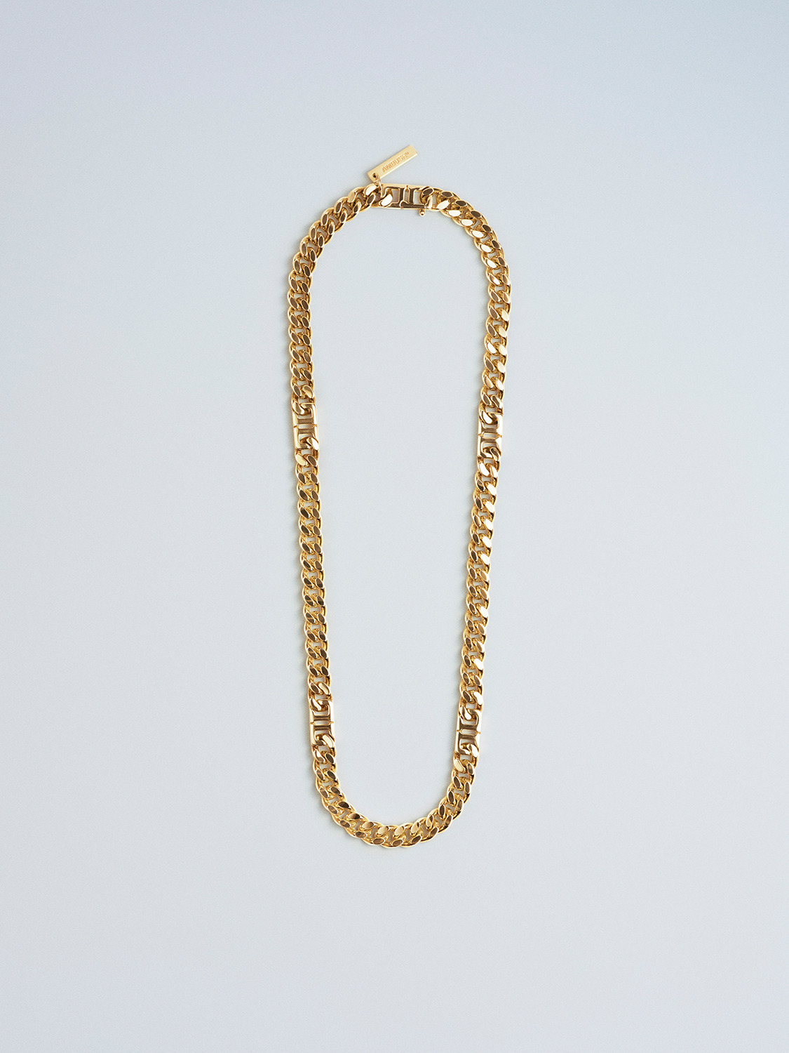 MONOGRAM LINK CHAIN NECKLACE Ｌ 詳細画像 Gold 2