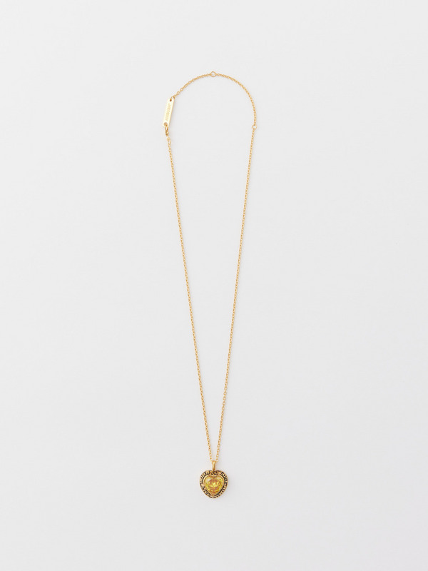 HEART CLASS RING CHARM NECKLACE