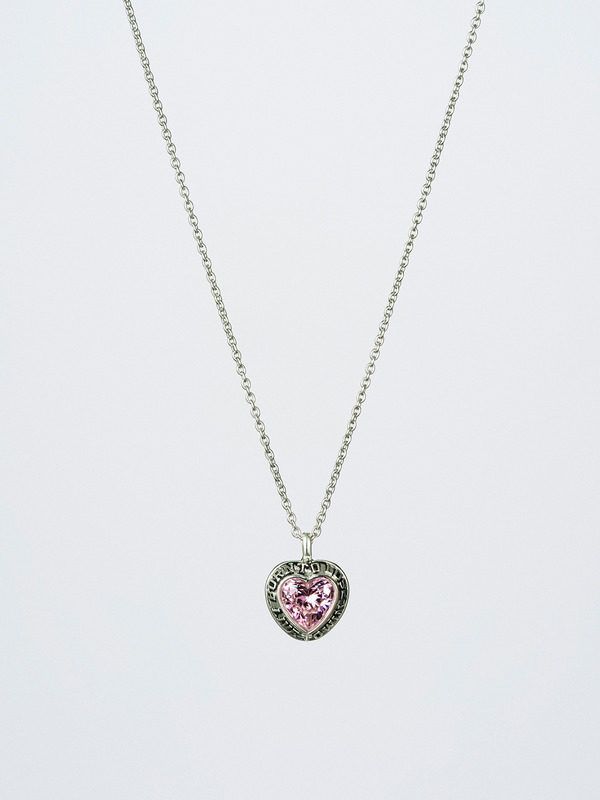 HEART CLASS RING CHARM NECKLACE