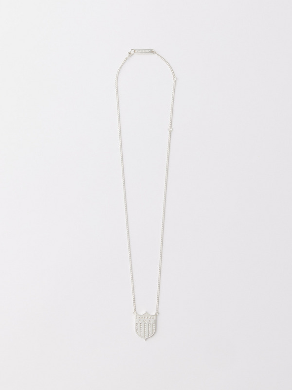 VARSITY SHIELD CHARM NECKLACE