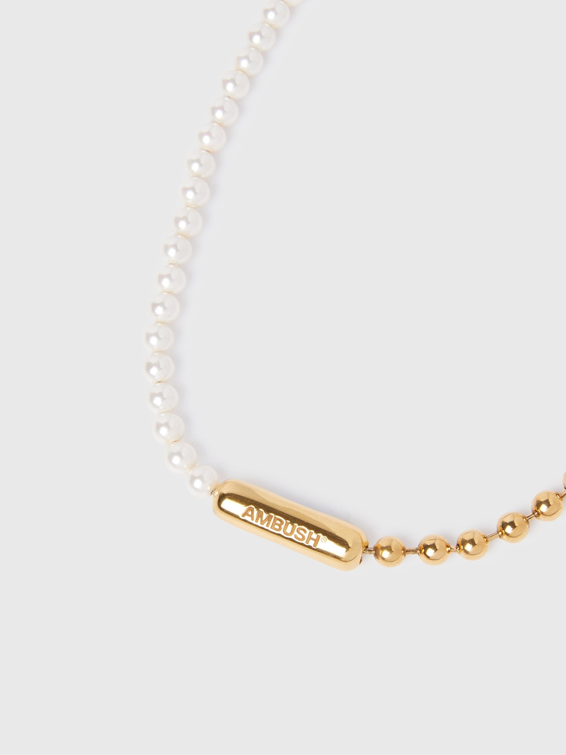 PEARL BALL CHAIN MIX CHOKER 詳細画像 Gold 2