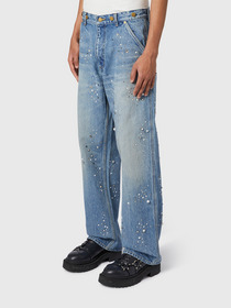 DENIM CRYSTAL PANTS 詳細画像