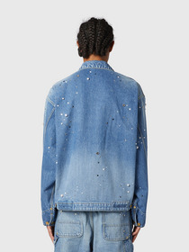 DENIM CRYSTAL JACKET 詳細画像