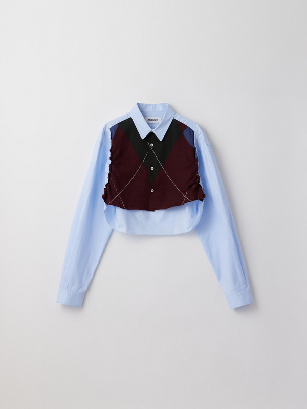 CROPPED SHRUNKEN SHIRT