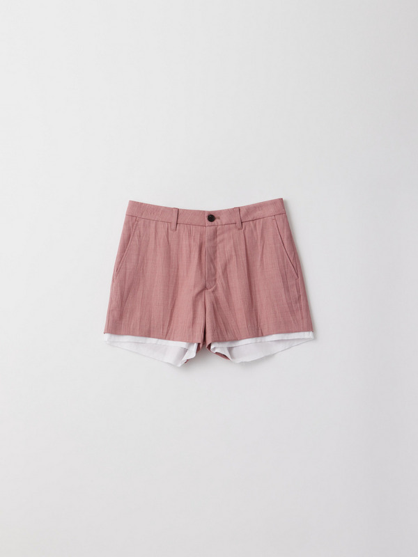 WOMENS LAYERED SUIT SHORT PANTS