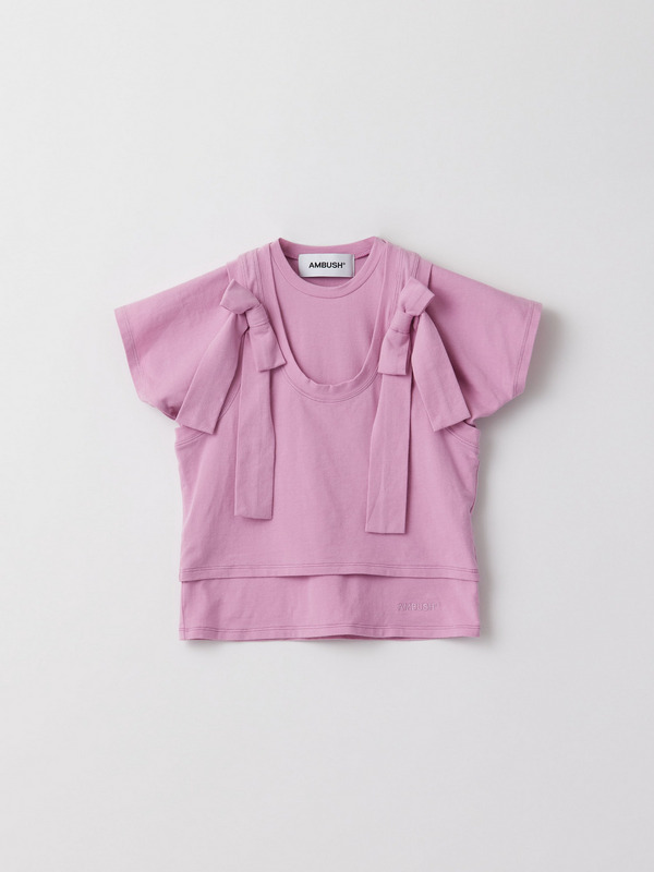 LAYERED RIBBON BABY T-SHIRT