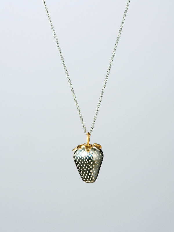 STRAWBERRY CHARM NECKLACE