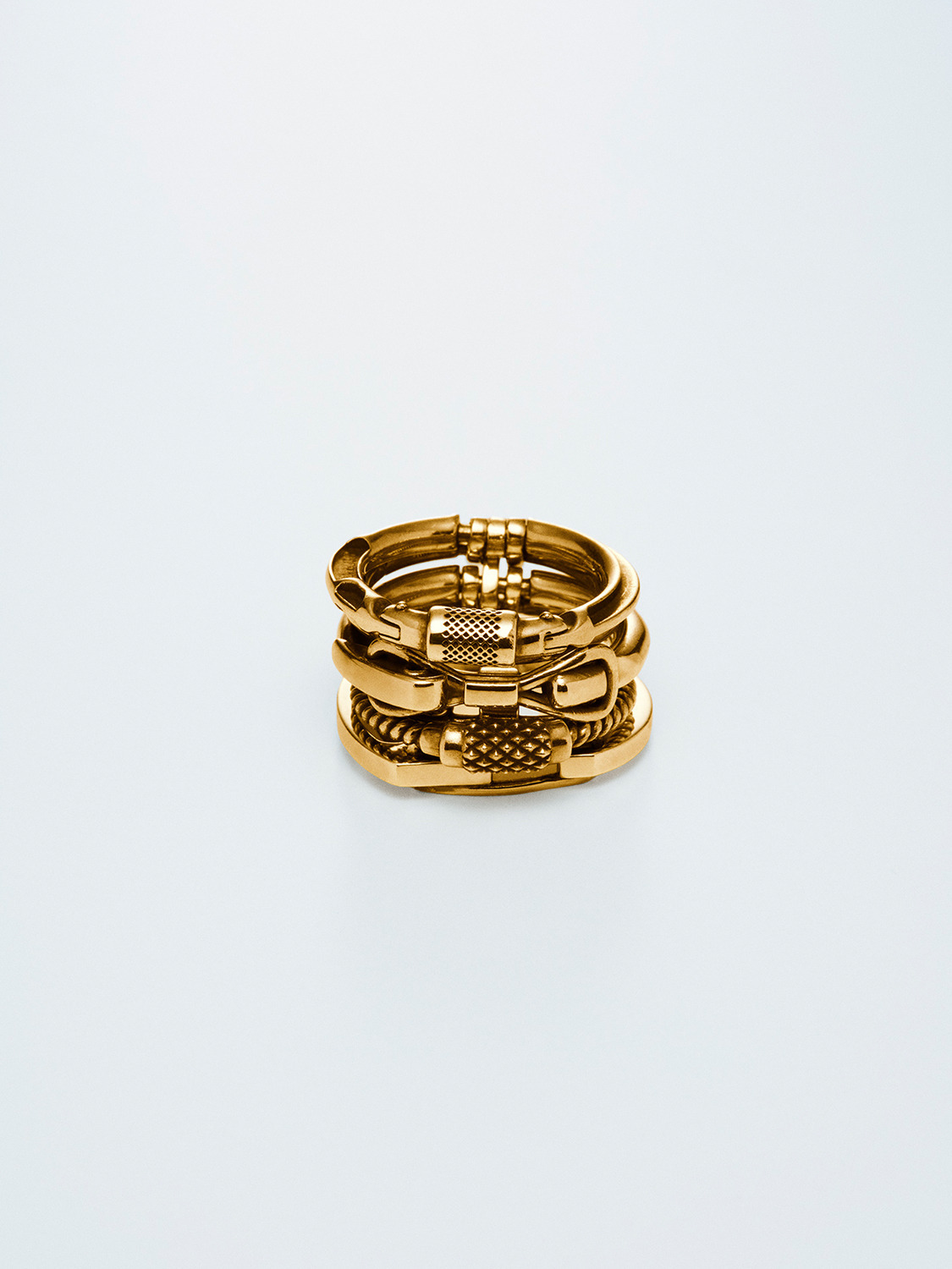 MULTI CARABINER RING 詳細画像 Gold 1