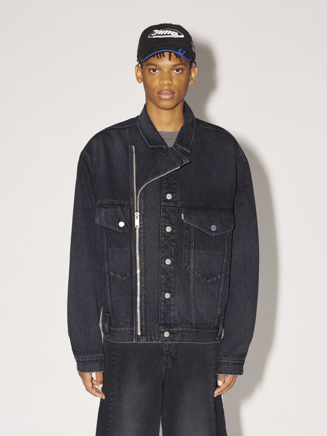 DENIM RIDERS JACKET 詳細画像 Black 2