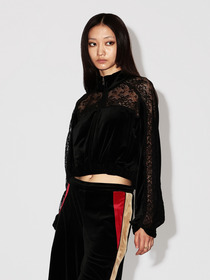 VELOUR TRACK JACKET 詳細画像