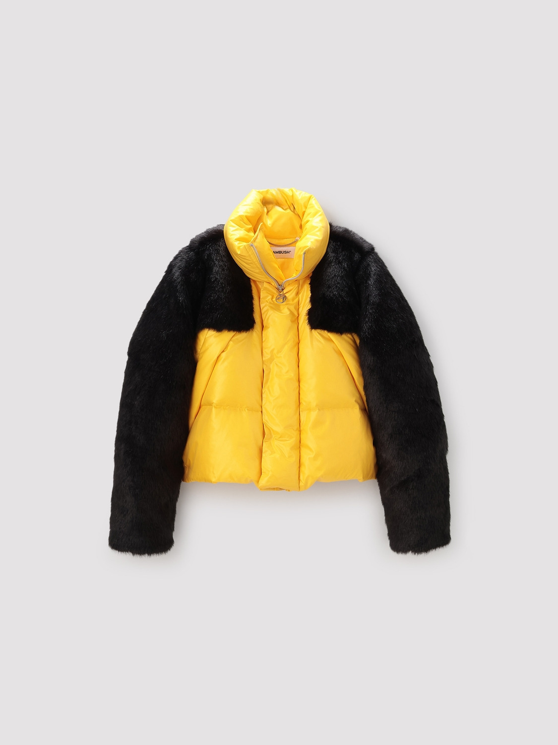 CROPPED FUR PUFFER JACKET 詳細画像 Yellow 1