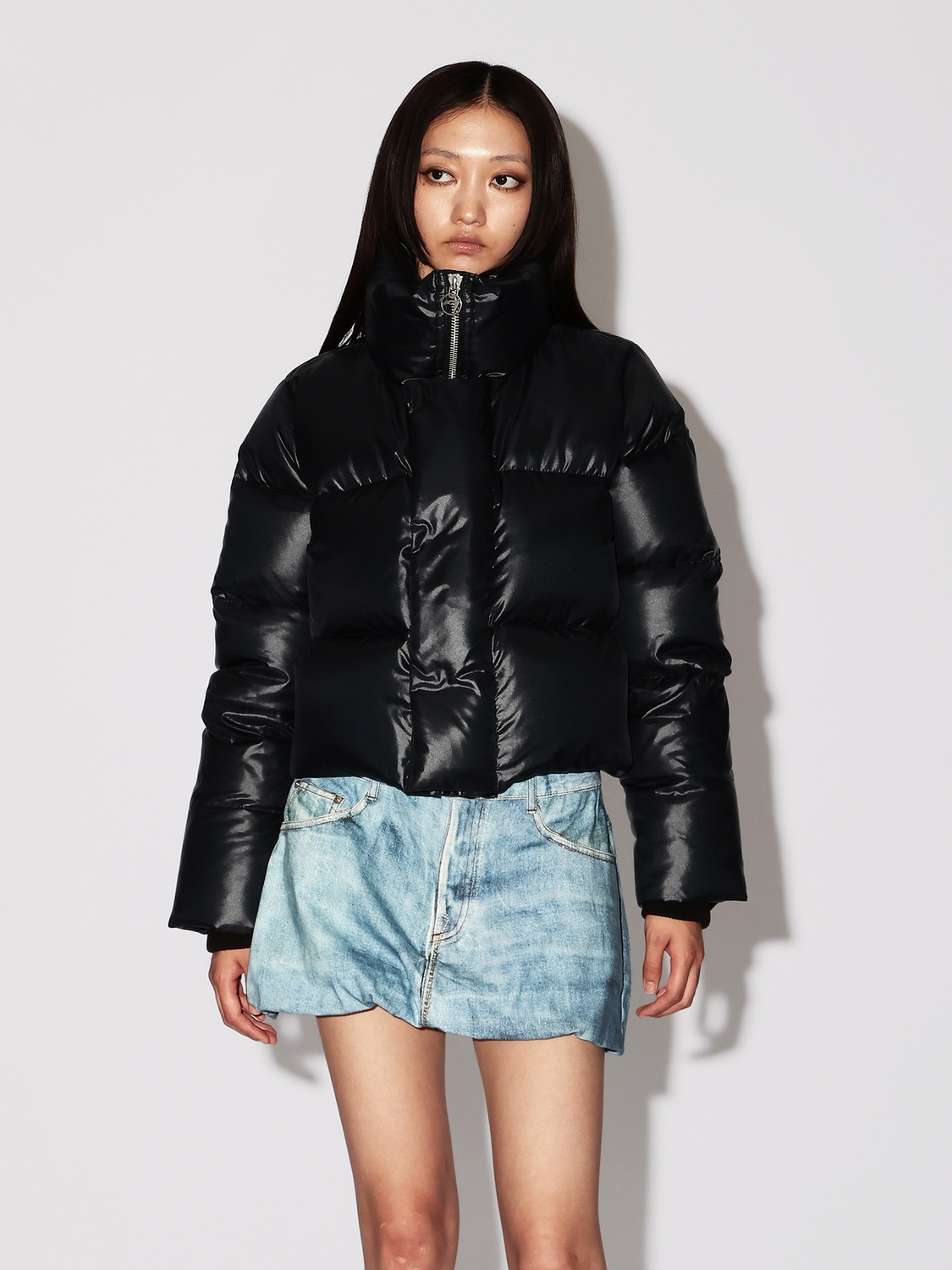 CROPPED PUFFER JACKET 詳細画像 Black 2