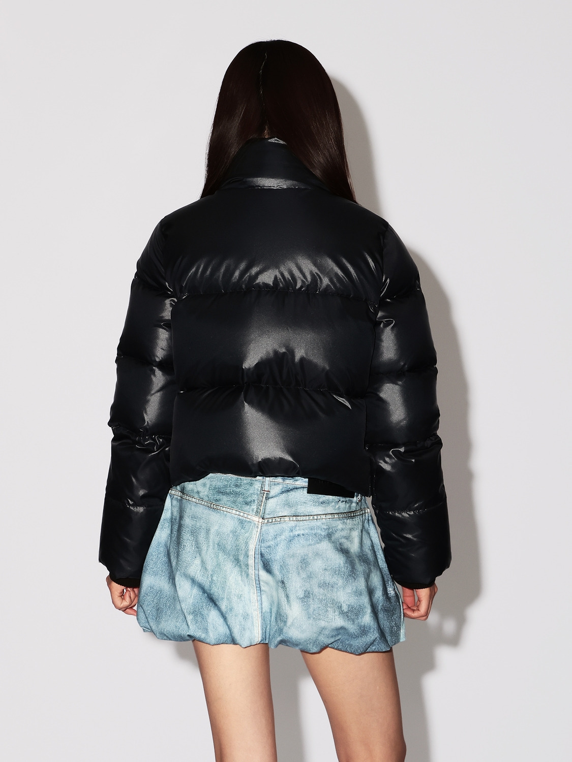 CROPPED PUFFER JACKET 詳細画像 Black 4