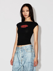 BOAT NECK FITTED T-SHIRT 詳細画像