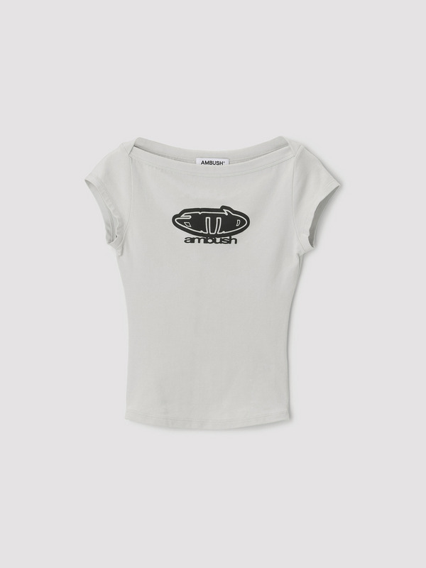 BOAT NECK FITTED T-SHIRT