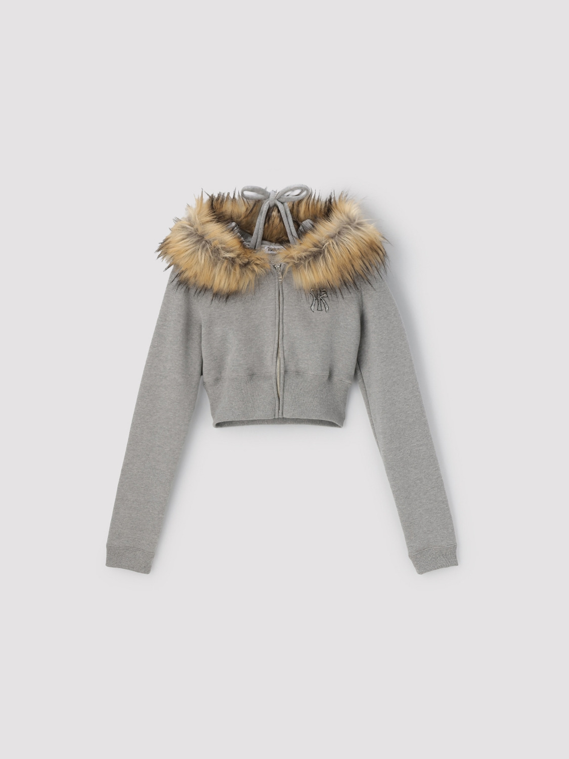 HALTER NECK HOODIE 詳細画像 Grey 1