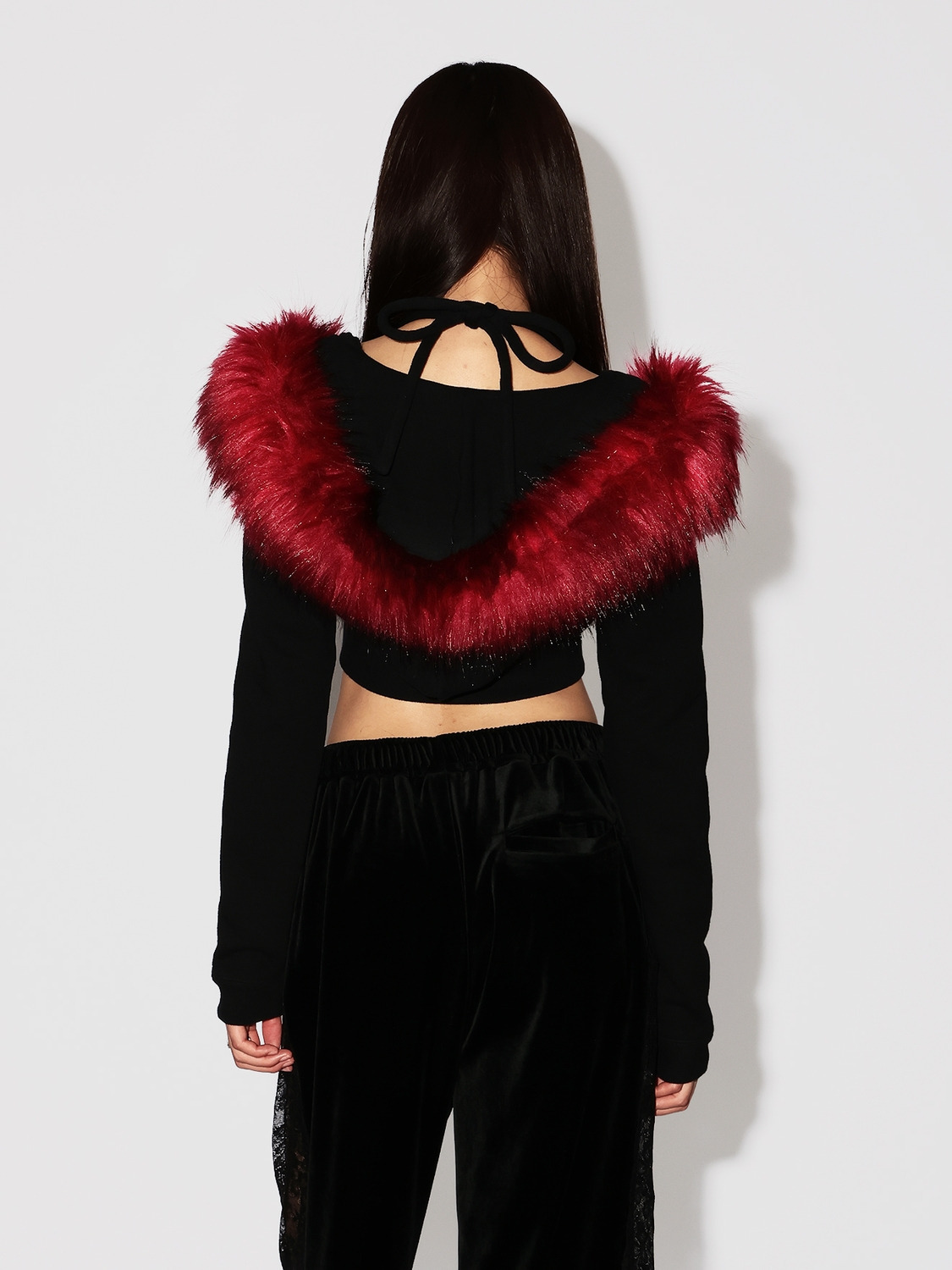 HALTER NECK HOODIE 詳細画像 Black 4