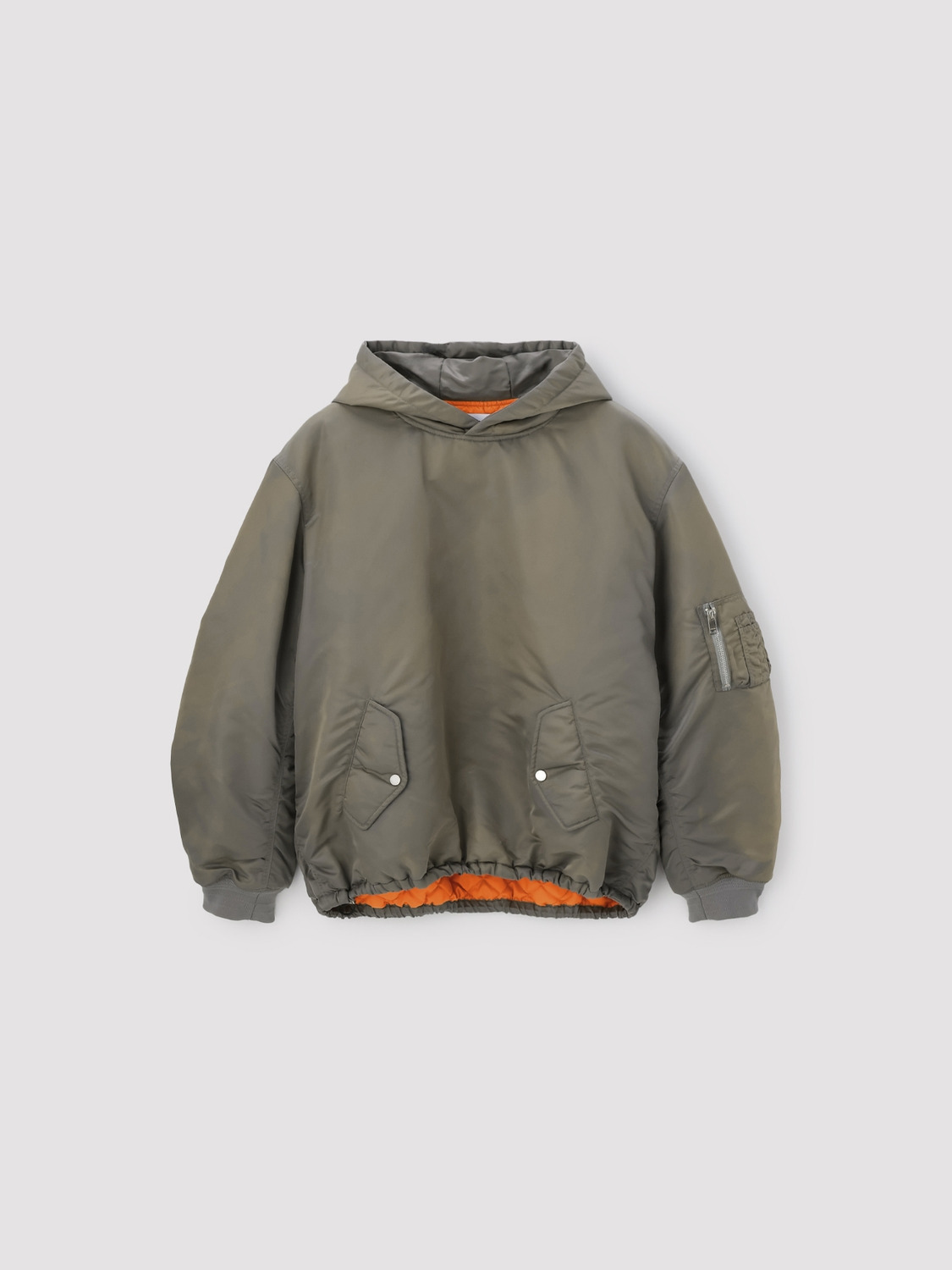 PULLOVER HOODIE MA-1 詳細画像 Grey 1