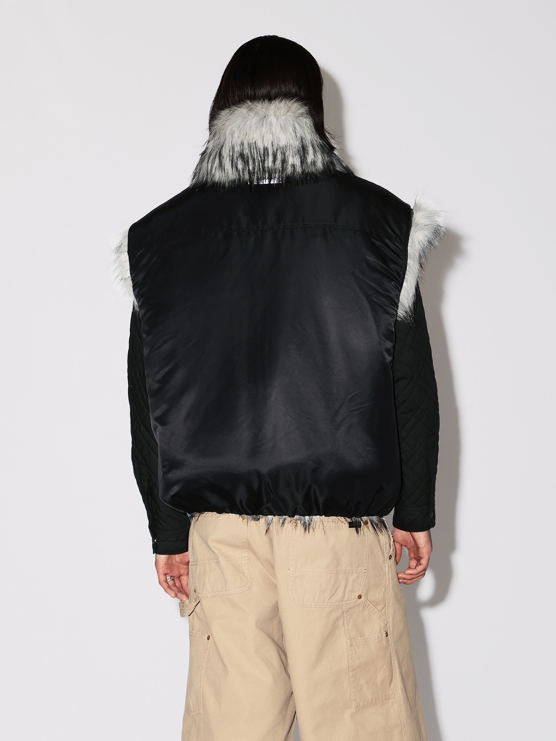 FAKE FUR REVERSIBLE VEST 詳細画像 White 10