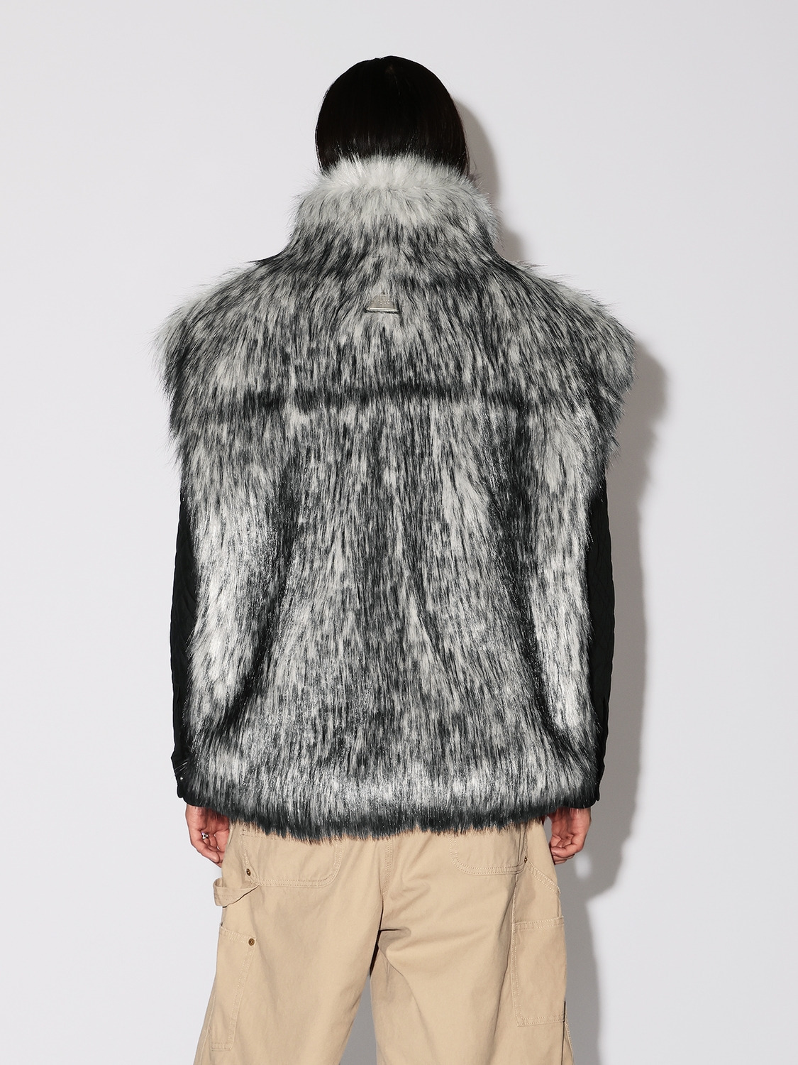 FAKE FUR REVERSIBLE VEST 詳細画像 White 5