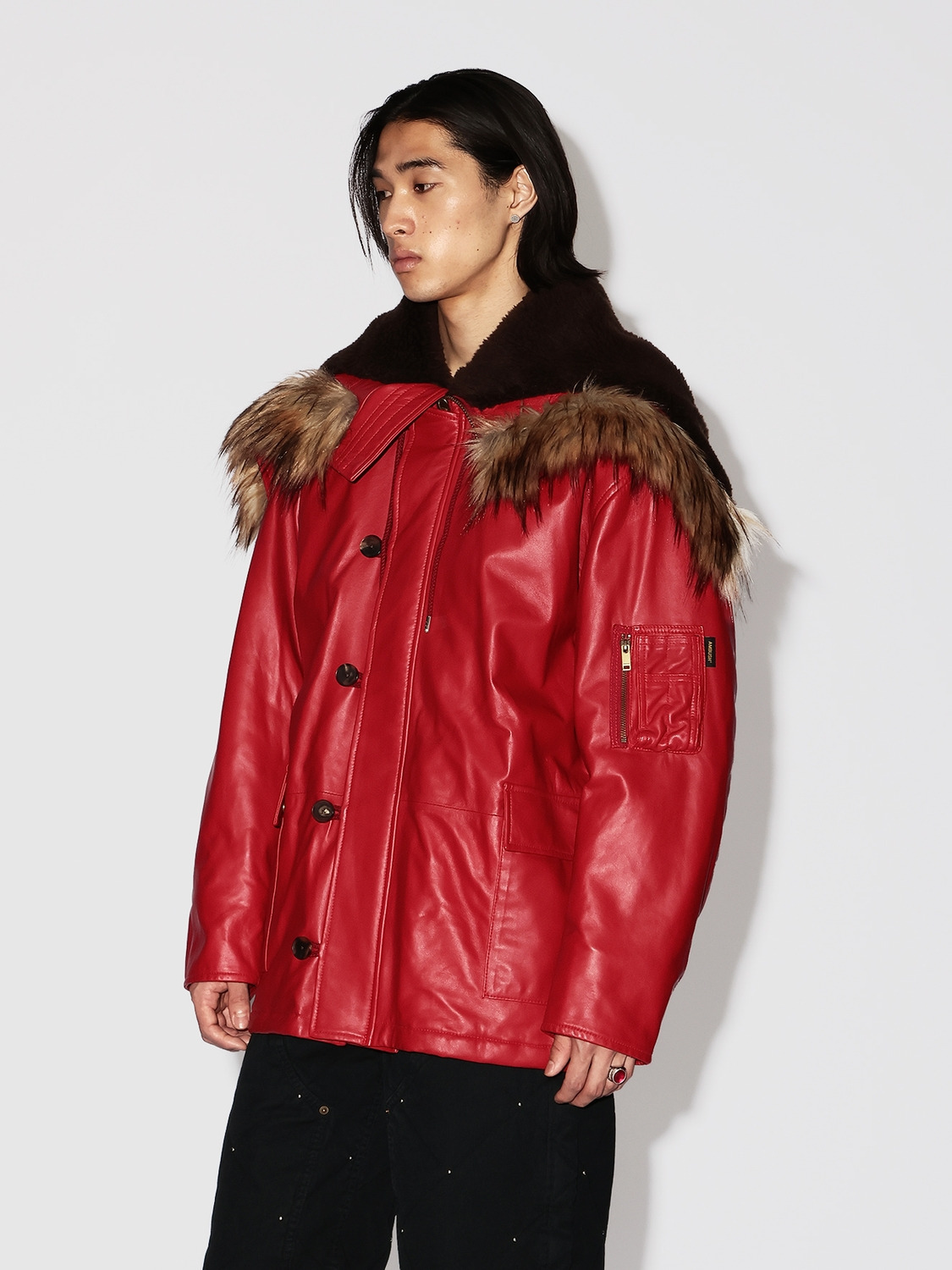 LEATHER N3B 詳細画像 Red 4