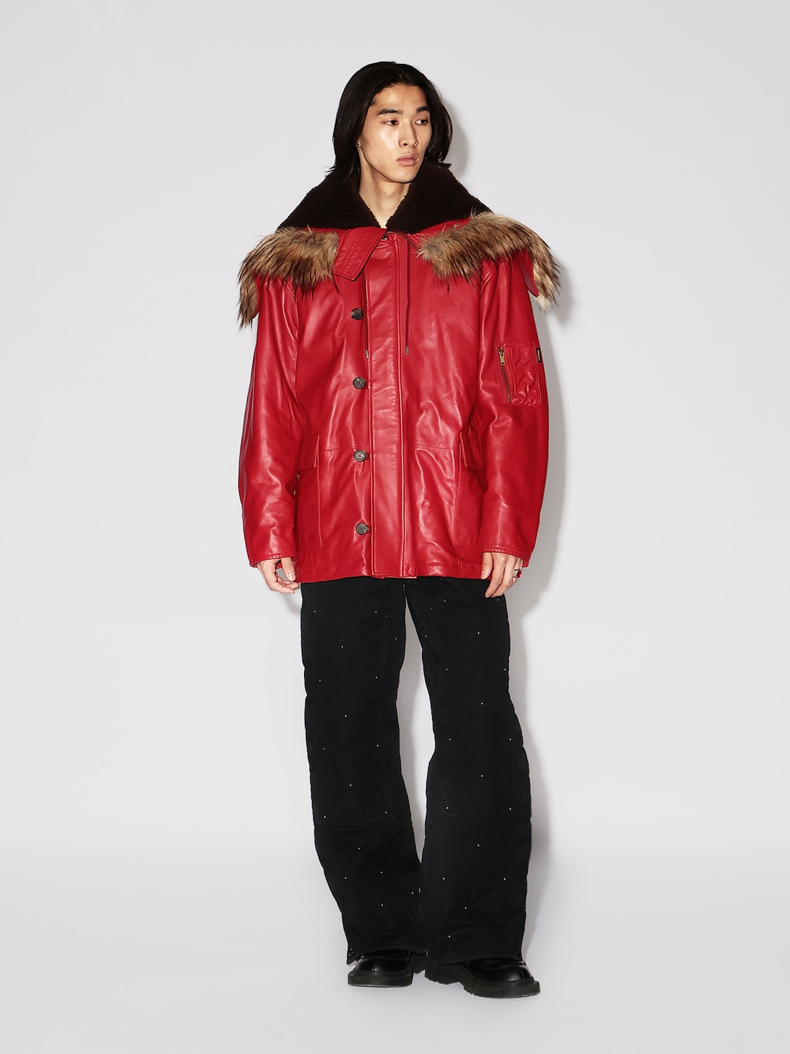 LEATHER N3B 詳細画像 Red 7
