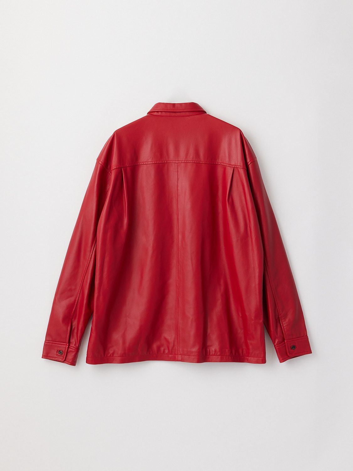LEATHER SHIRT 詳細画像 Red 2