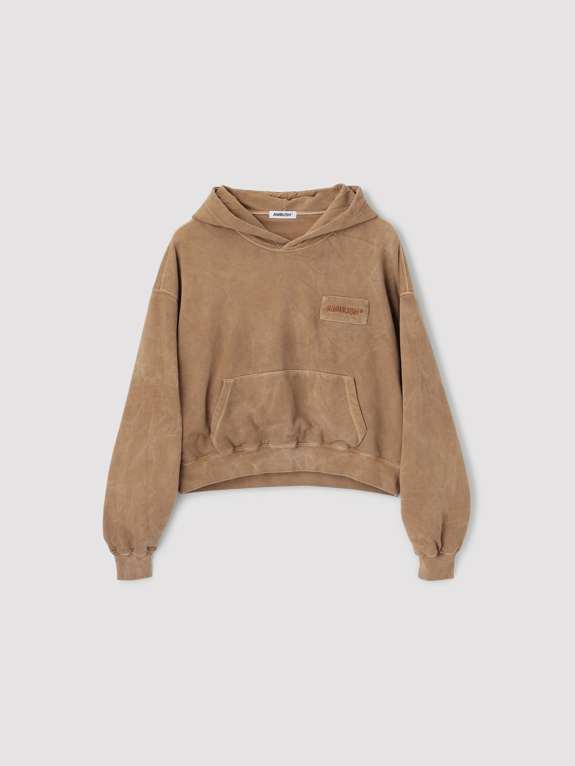 WASHED CROPPED HOODIE 詳細画像 Beige 1