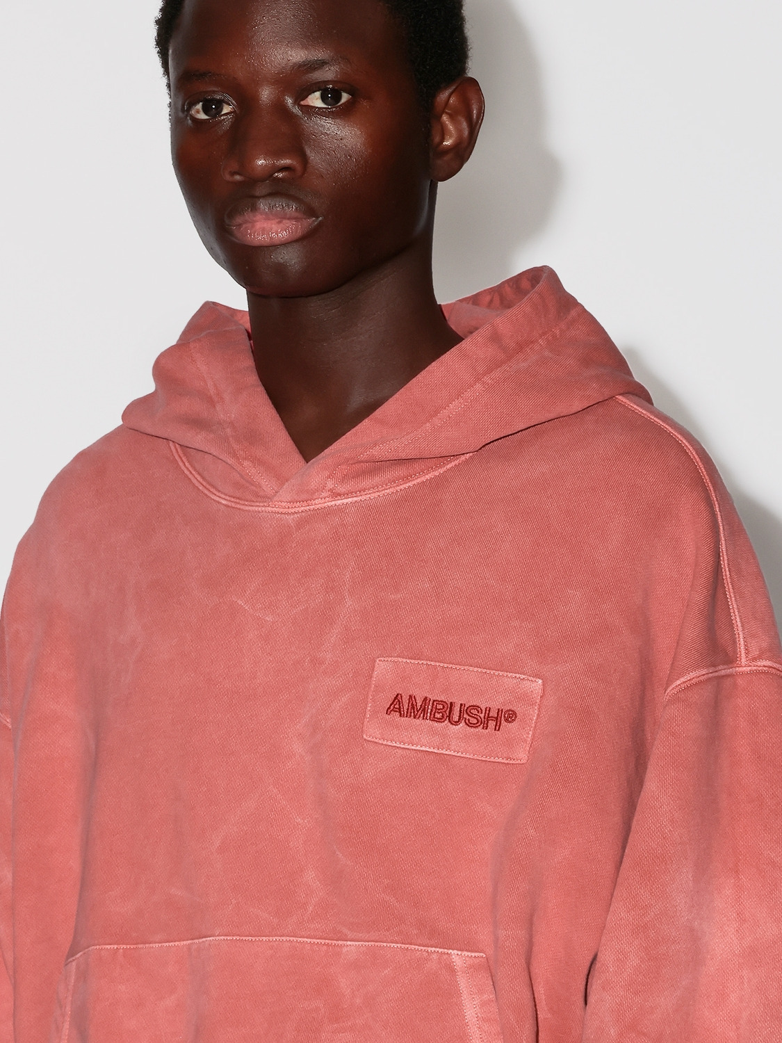 WASHED CROPPED HOODIE 詳細画像 Red 5