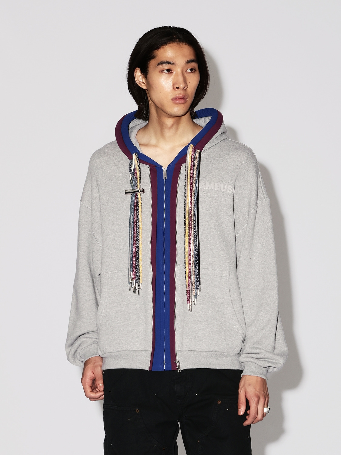 MULTI CODE HOODIE 詳細画像 Grey 2
