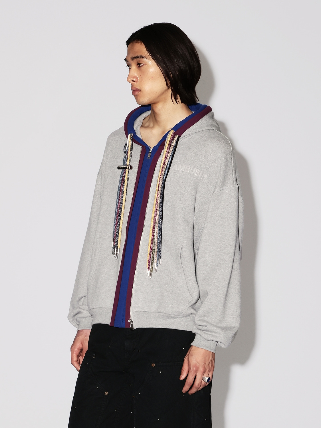 MULTI CODE HOODIE 詳細画像 Grey 3