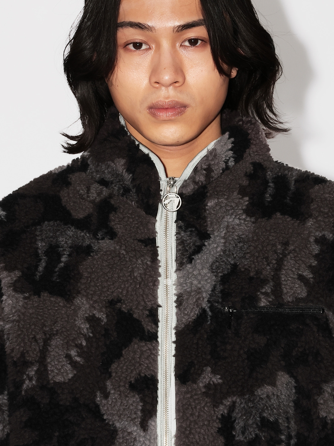 CAMOFLAGE BOA JACKET 詳細画像 Grey 5