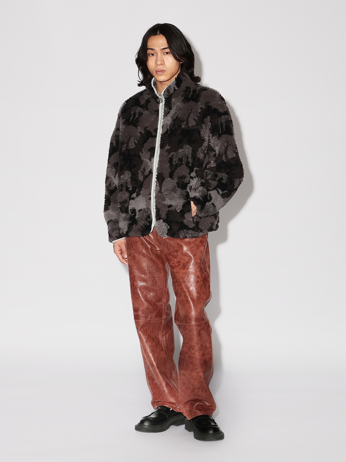 CAMOFLAGE BOA JACKET 詳細画像 Grey 6