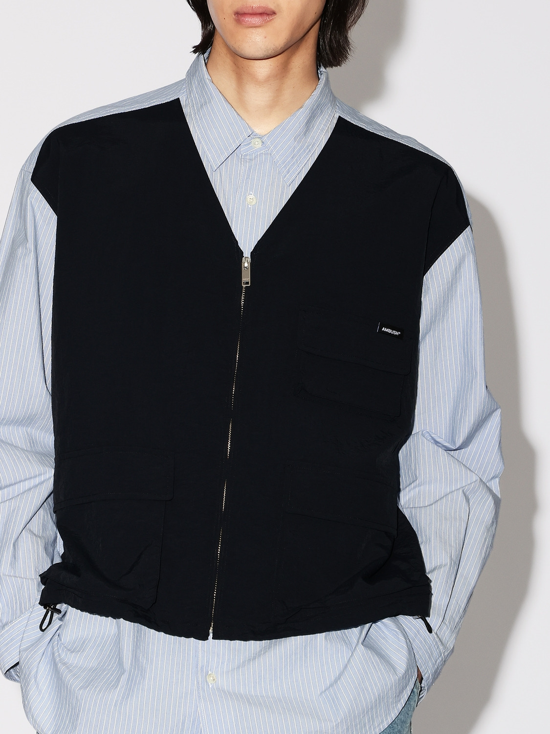 LAYERED VEST SHIRT 詳細画像 Black 5