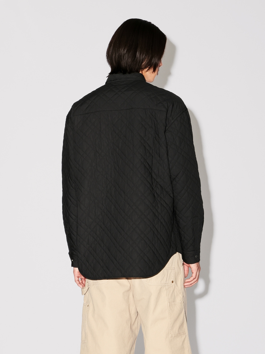 QUILTING PADDED SHIRT 詳細画像 Black 4