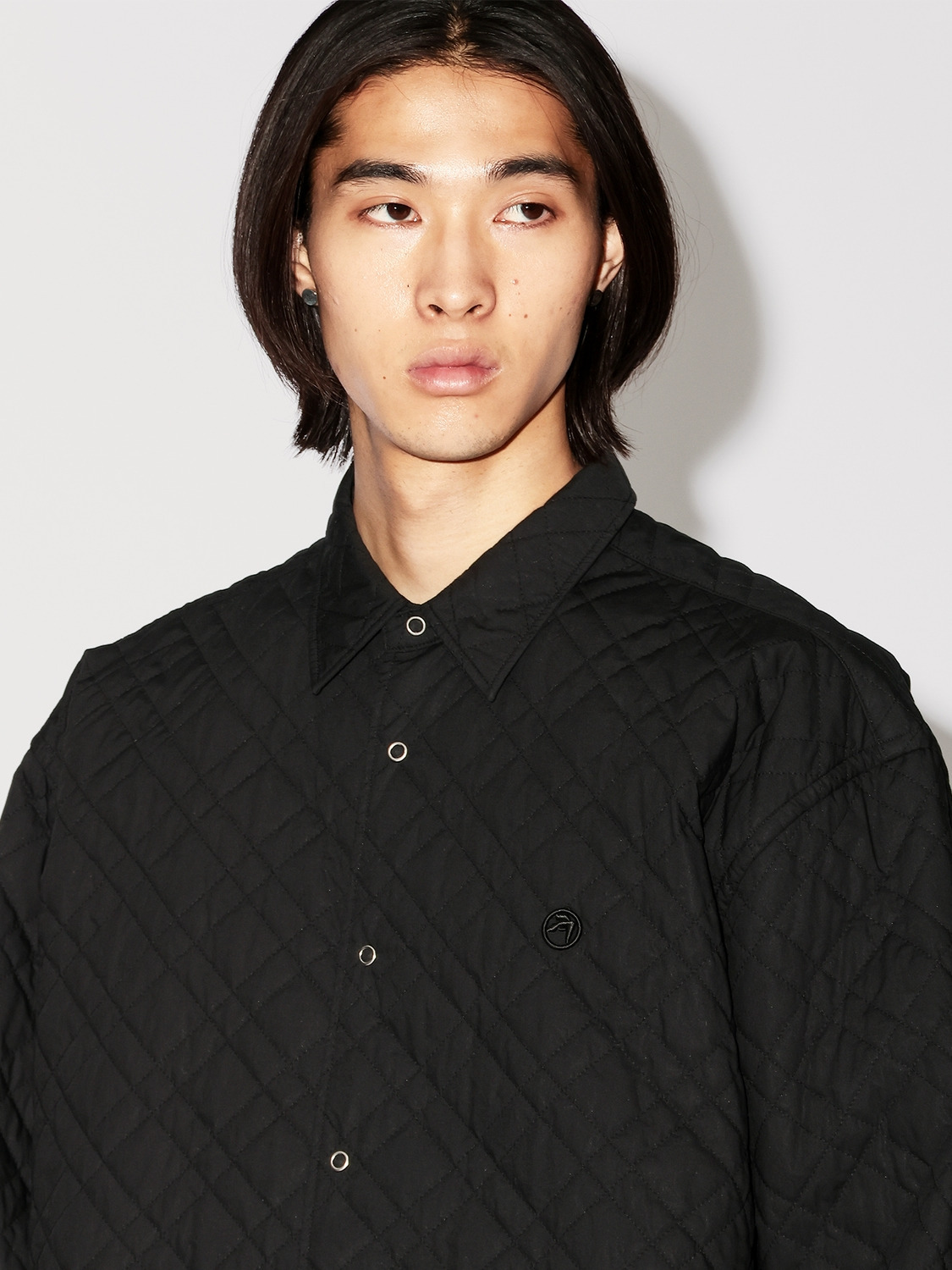 QUILTING PADDED SHIRT 詳細画像 Black 5