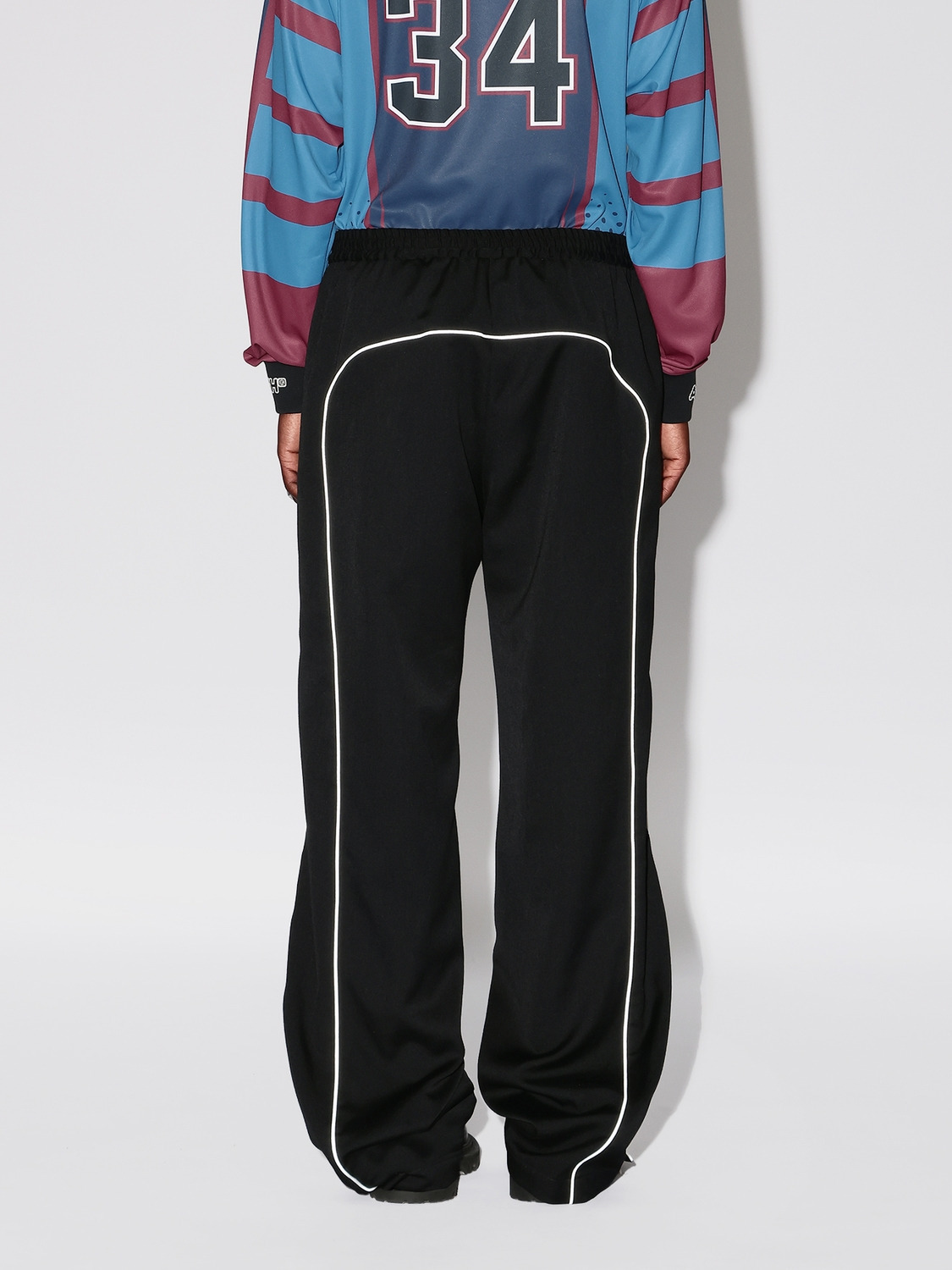 WOOL TRACK SUIT PANTS 詳細画像 Black 4