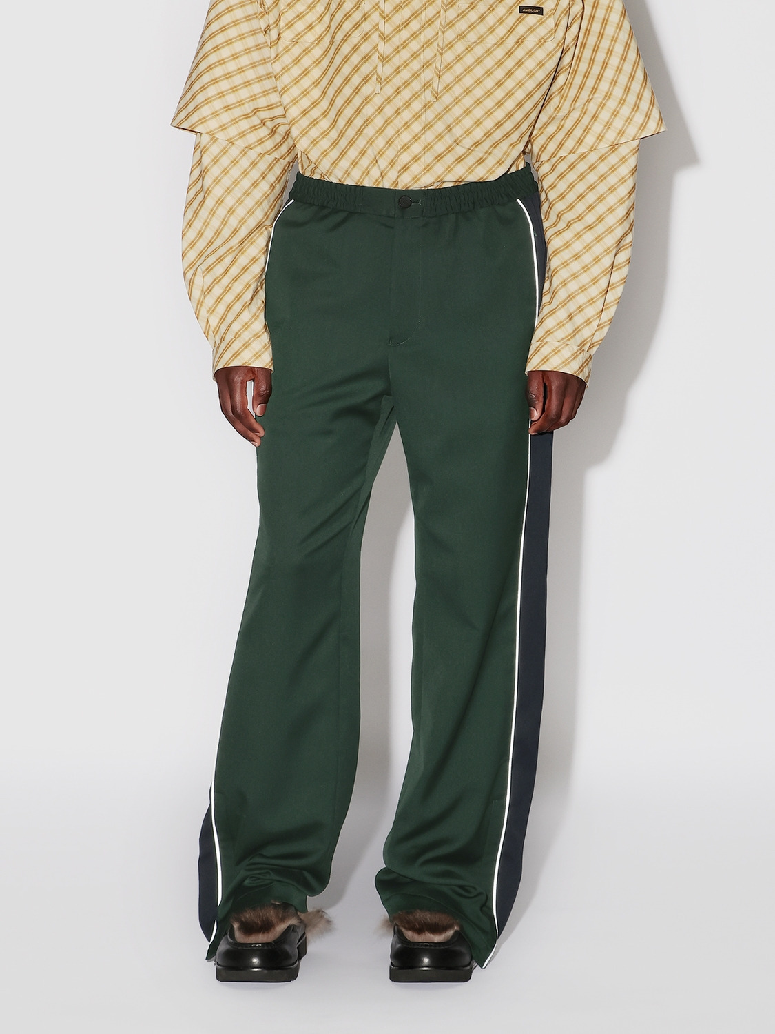WOOL TRACK SUIT PANTS 詳細画像 Green 2