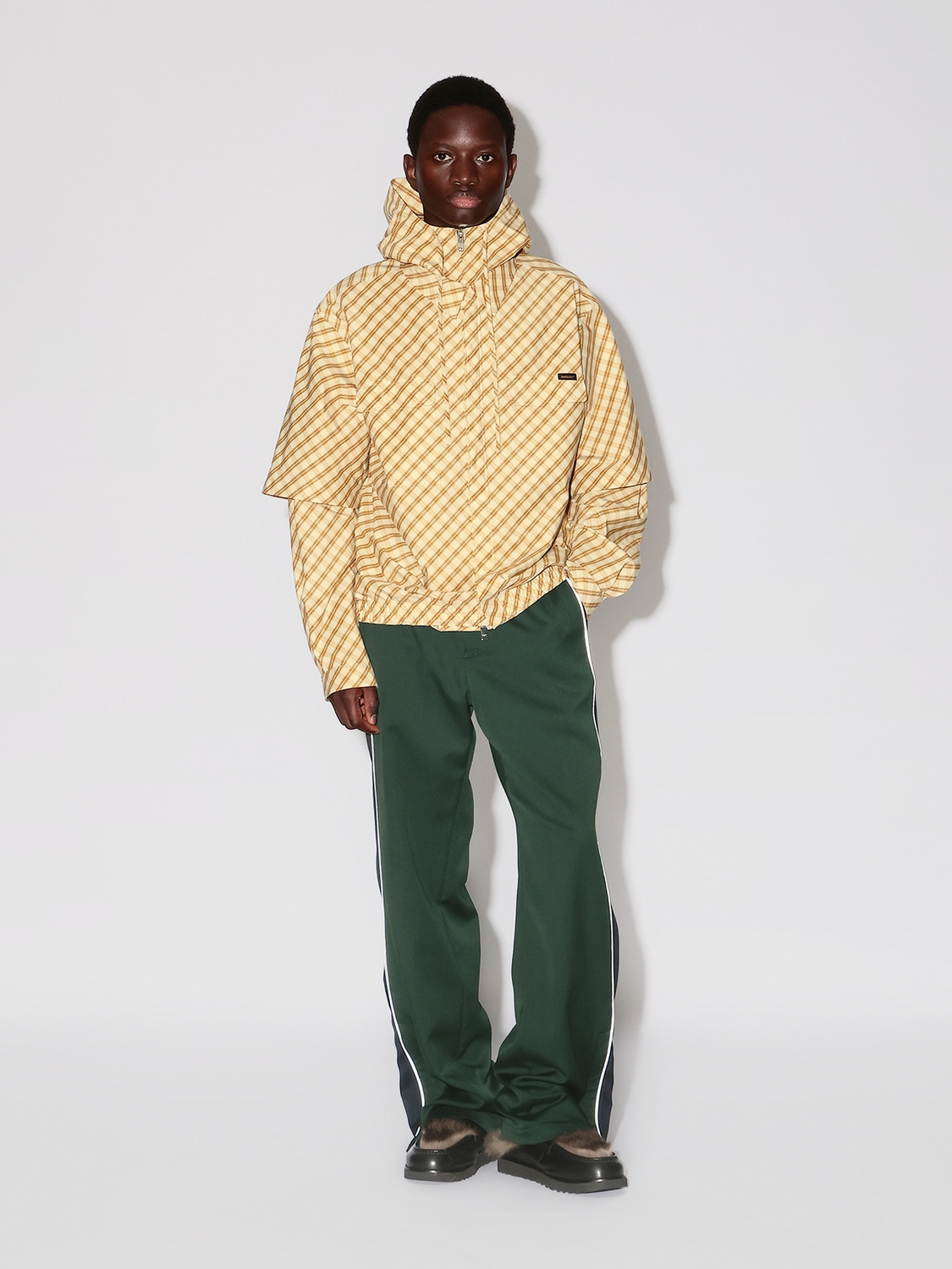 WOOL TRACK SUIT PANTS 詳細画像 Green 6
