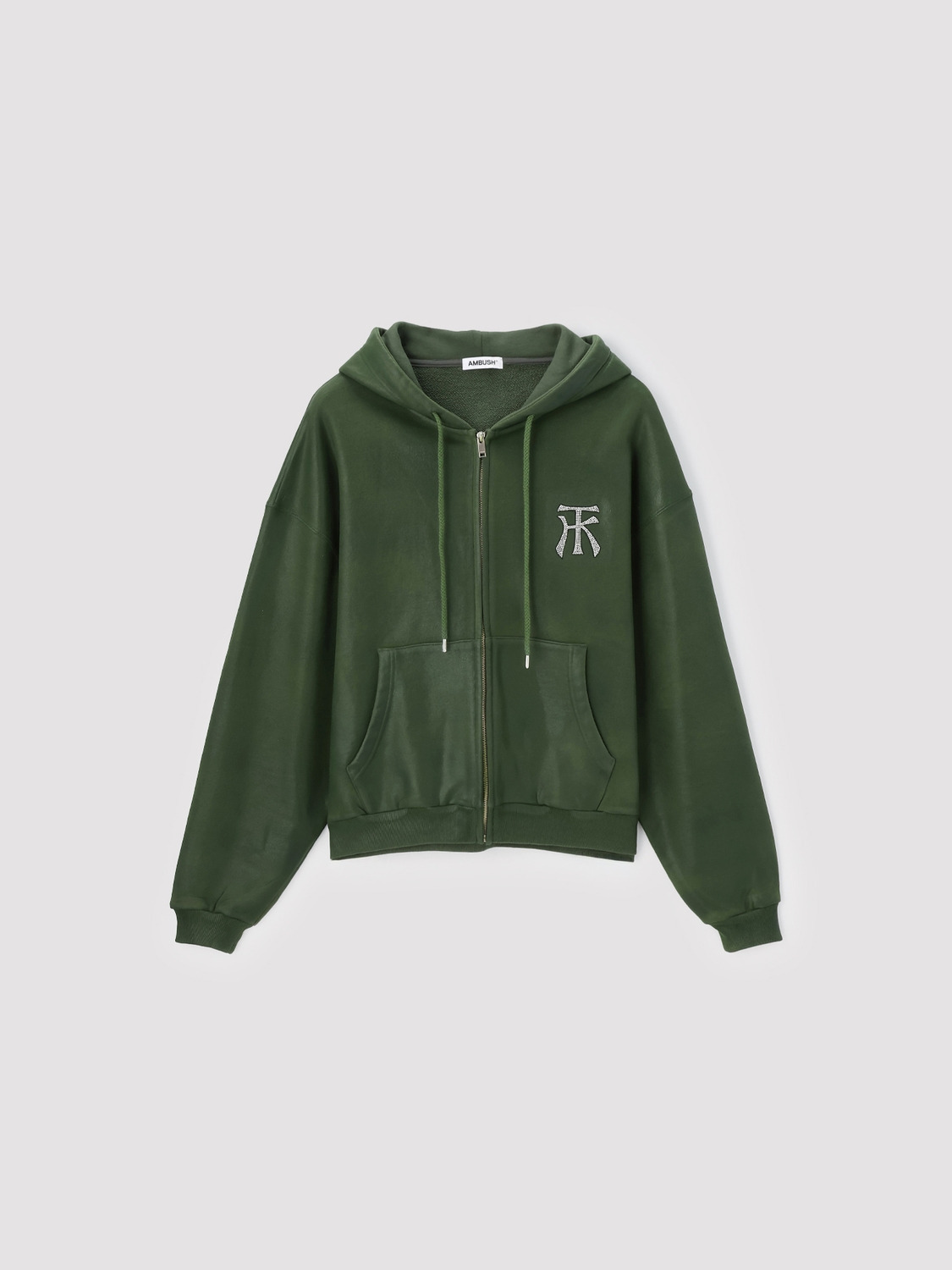 WAX TK SWEAT ZIP UP HOODIE 詳細画像 Green 1