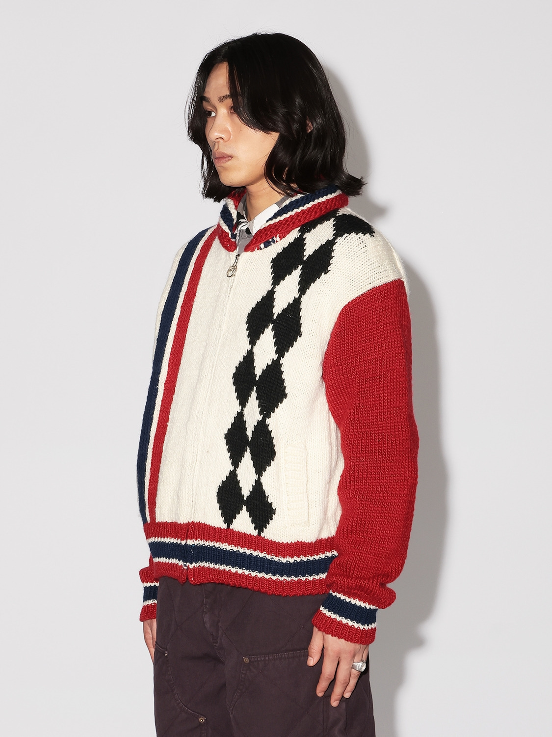 34 COWICHAN KNIT 詳細画像 O.white 4