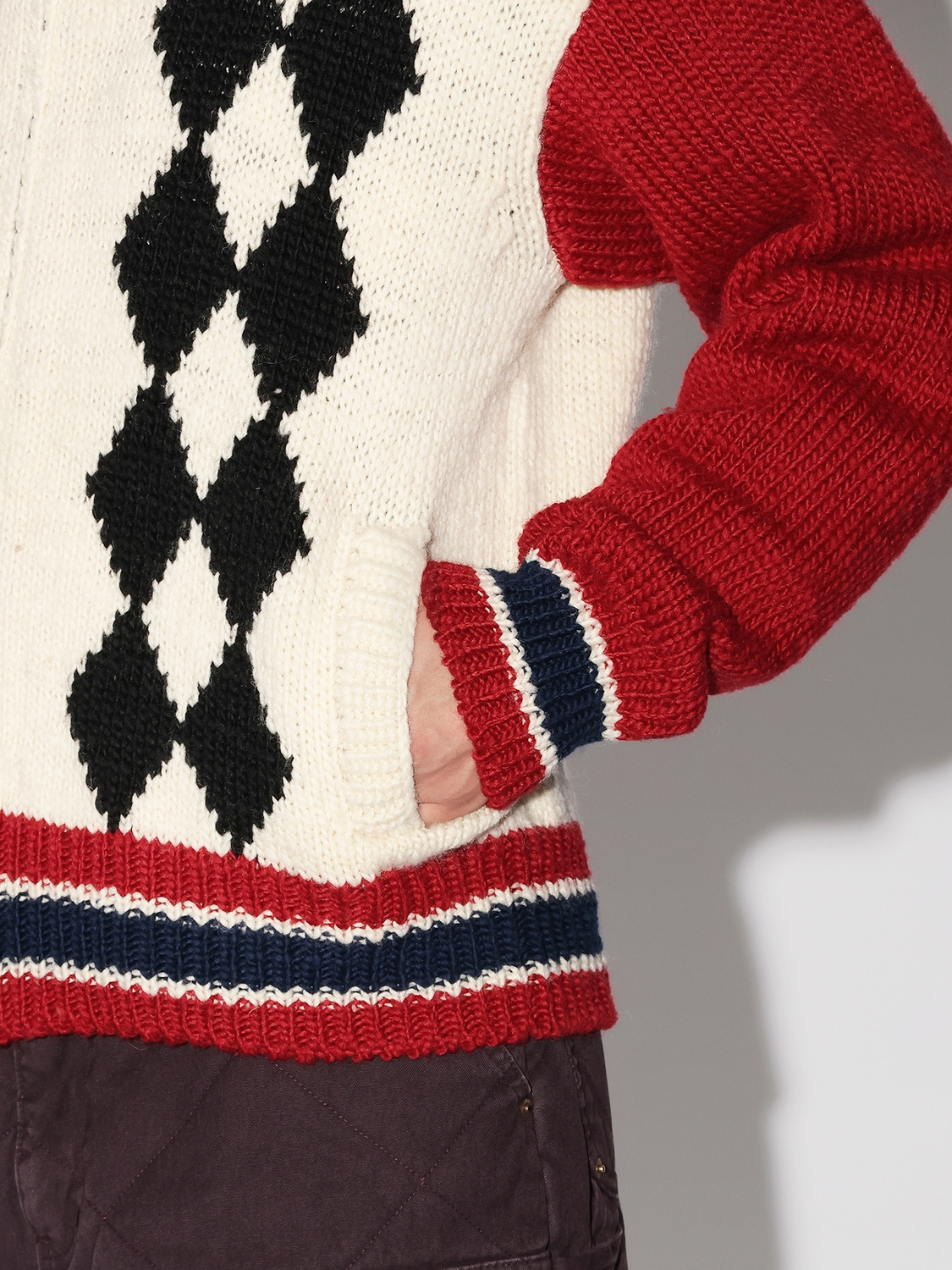 34 COWICHAN KNIT 詳細画像 O.white 6