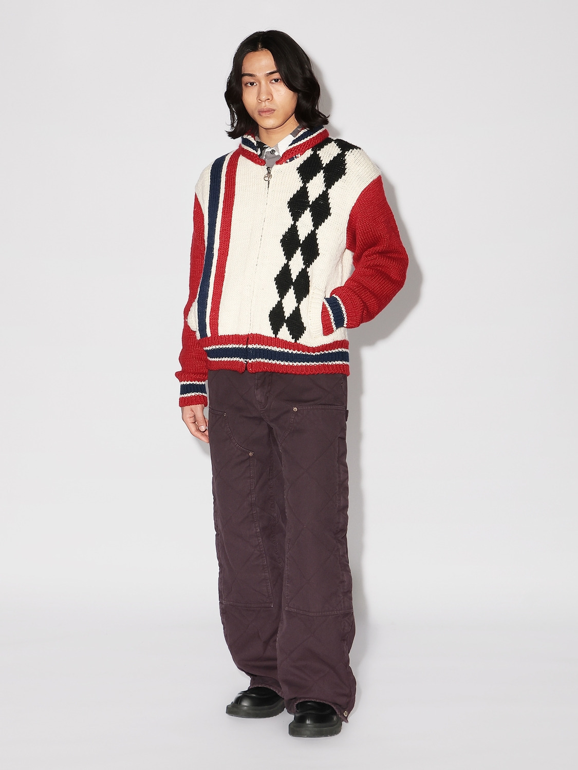 34 COWICHAN KNIT 詳細画像 O.white 7