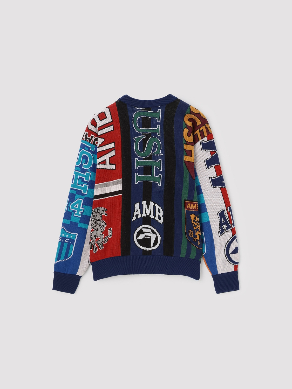 MULTI SOCCOER SCARF KNIT CREWNECK 詳細画像 Multi 2