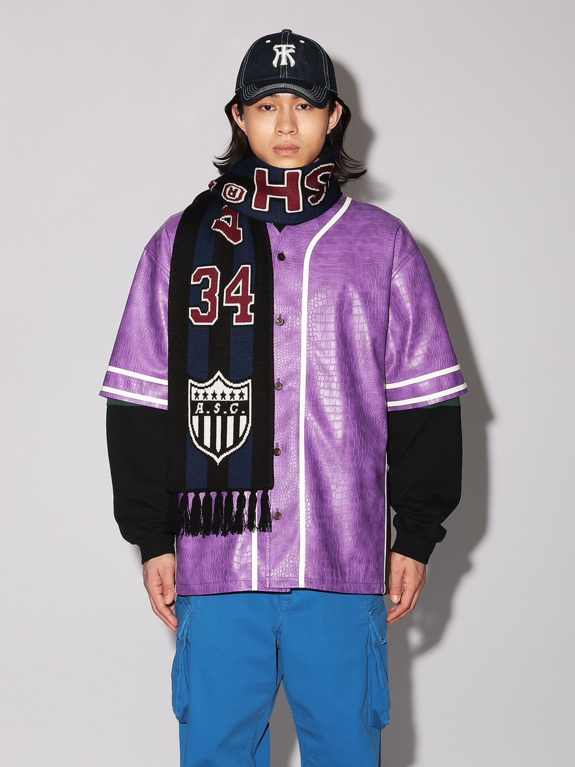 SOCCER SCARF 詳細画像 Navy 3