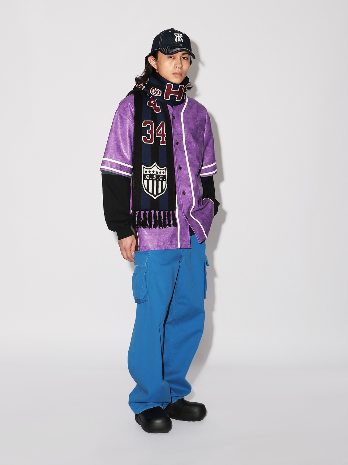 SOCCER SCARF 詳細画像 Navy 4