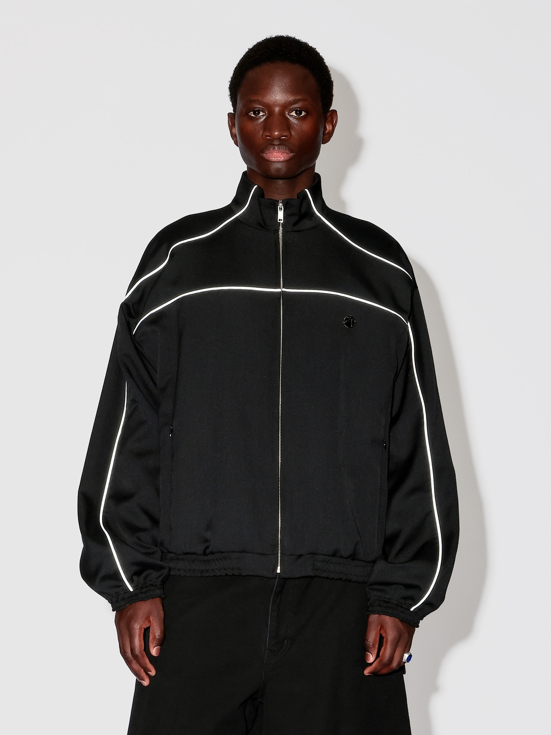WOOL TRACK SUIT JACKET 詳細画像 Black 2