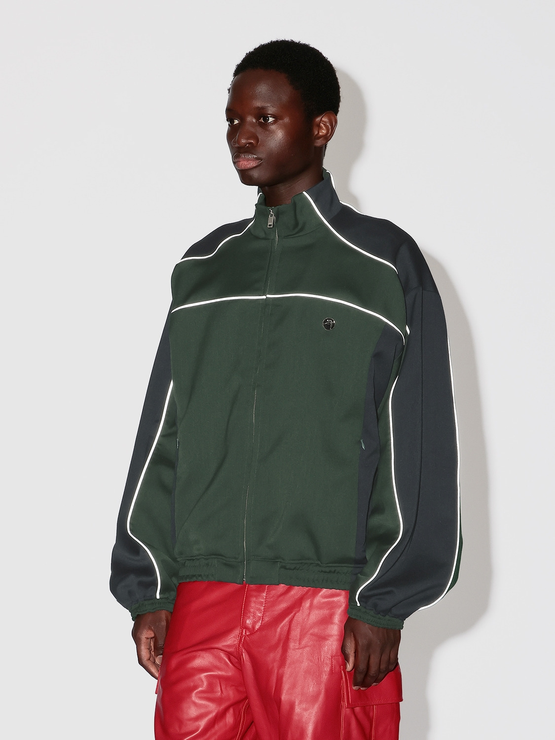 WOOL TRACK SUIT JACKET 詳細画像 Green 3