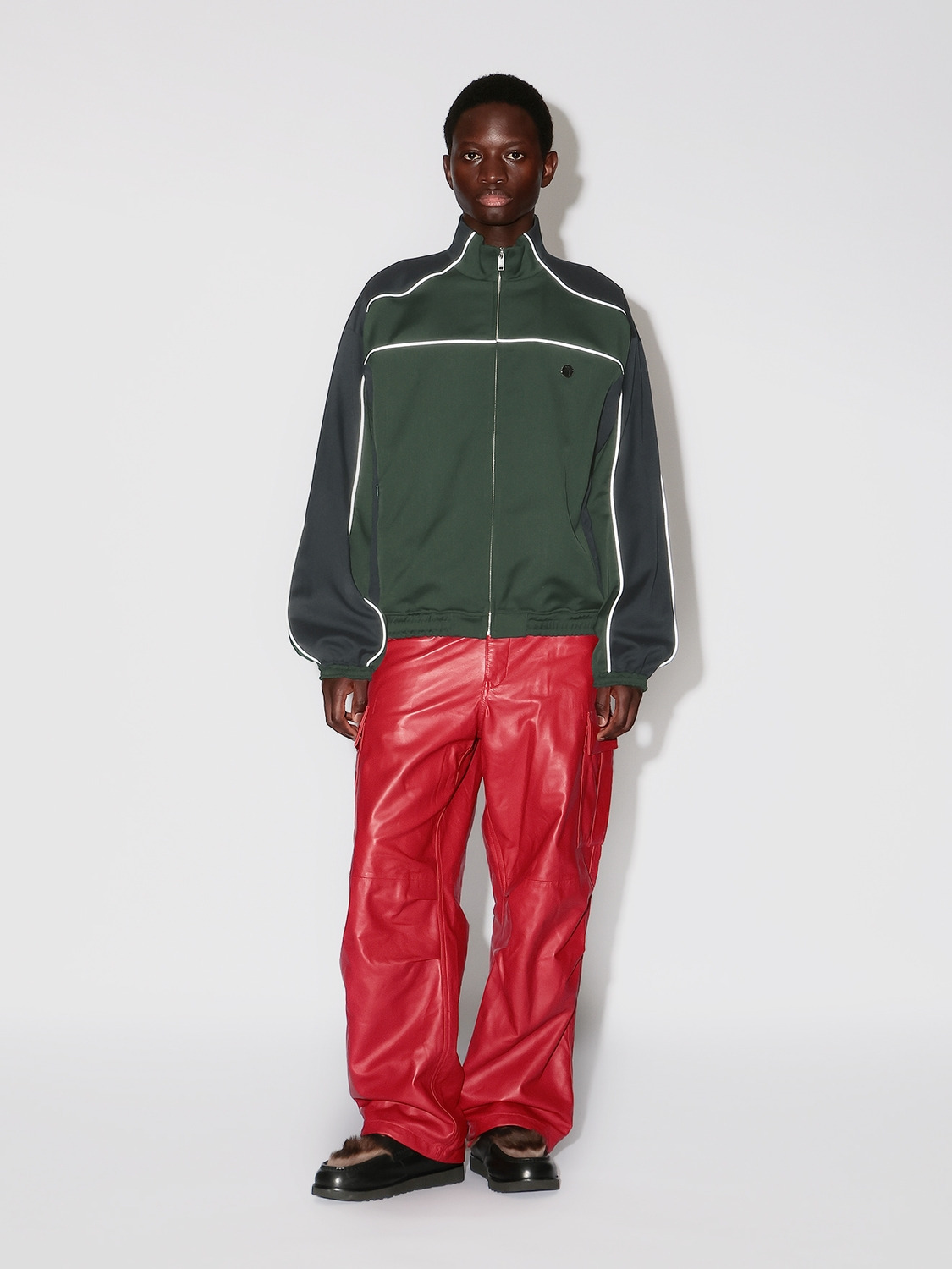 WOOL TRACK SUIT JACKET 詳細画像 Green 6