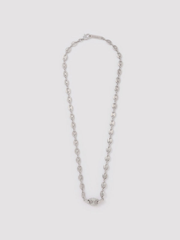 PAVE ARMOR A CHARM NECKLACE